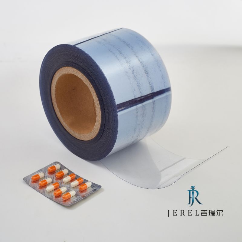 JEREL PVC foil for medicine wrapping blister medical packing pill blister packs raw material manufacturer