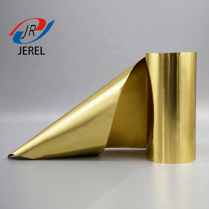 JEREL Gold pharmaceutical aluminum foil lidding coated foil for blitser packing