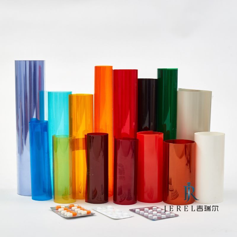 JEREL PVC foil for medicine wrapping blister medical packing pill blister packs raw material manufacturer