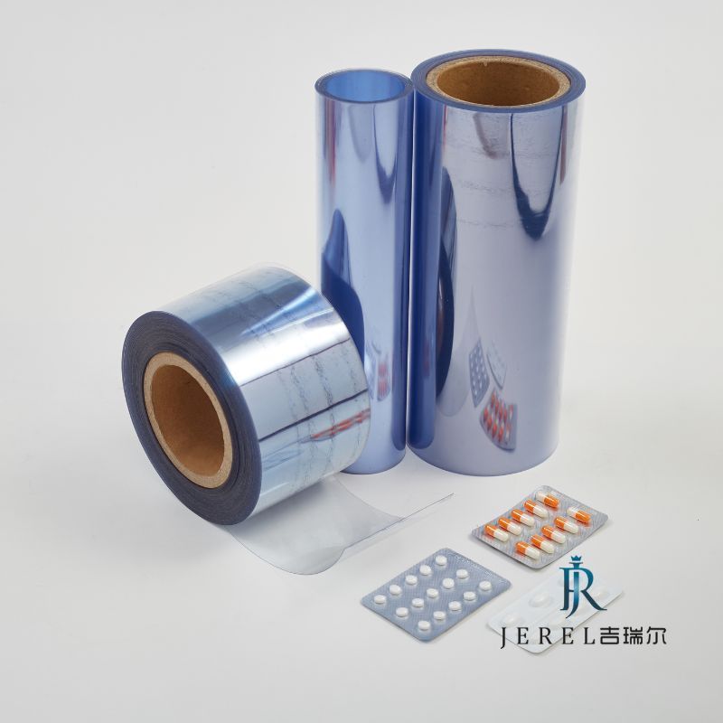 JEREL PVC foil for medicine wrapping blister medical packing pill blister packs raw material manufacturer