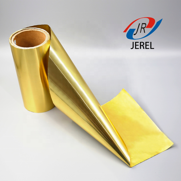 JEREL Gold pharmaceutical aluminum foil lidding coated foil for blitser packing