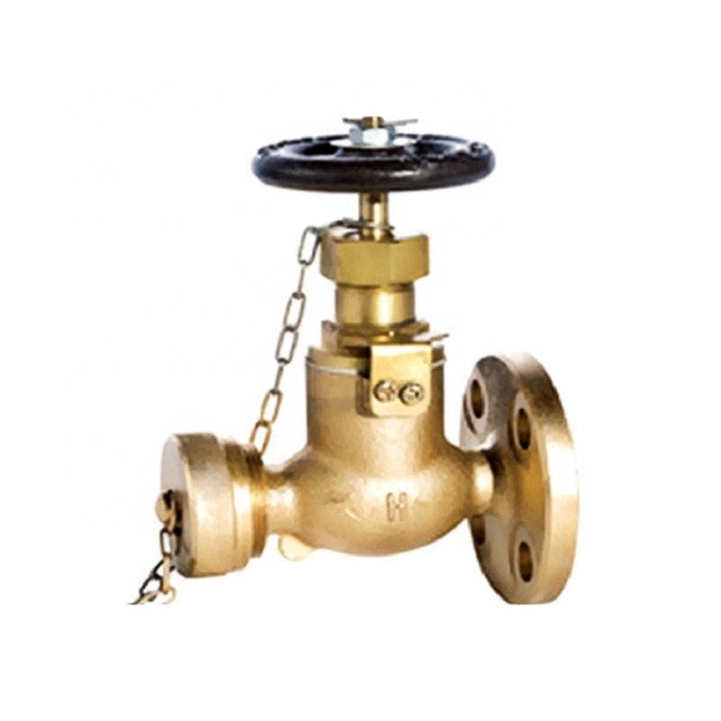 JIS F7334 5K/10K Globe Hose Valve Water Normal Temperature Gas Control Valve General Manual Ba;l Fuel Ball Valve Marine Bronze