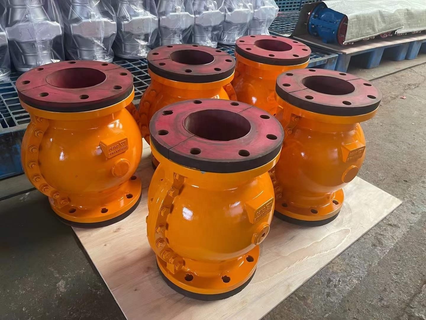 API/DIN Aluminium Alloy Pneumatic Electric Good Quality Rubber Sleeve Flange Pinch Valve pinch valve rubber sleeves