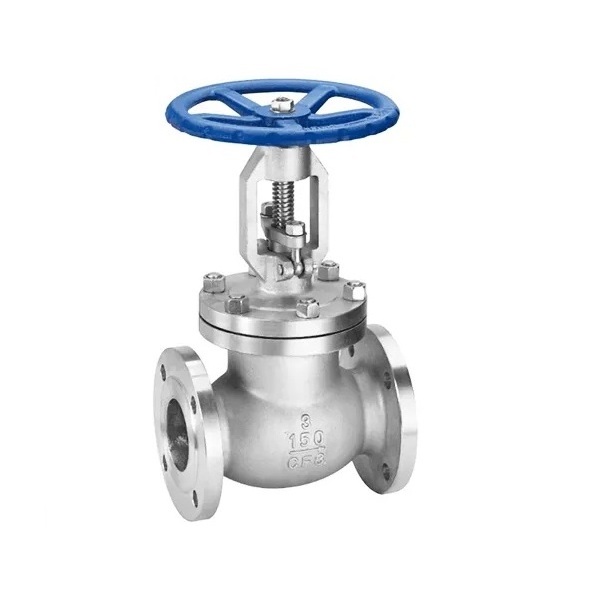 CF8 CF8M Bellows Seal Globe Valve Class 300 Flanged Cast Steel A216 WCB / Stainless Steel Flange Steam ANSI 150LB Manual Valve