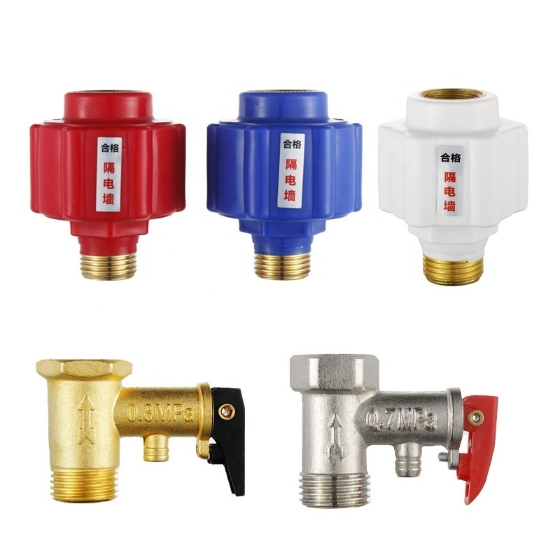 High Quality Electrical Water Heater Safety Relief Valve Brass General Manual Relief Air Valve 10 PCS Medium Pressure 1/2