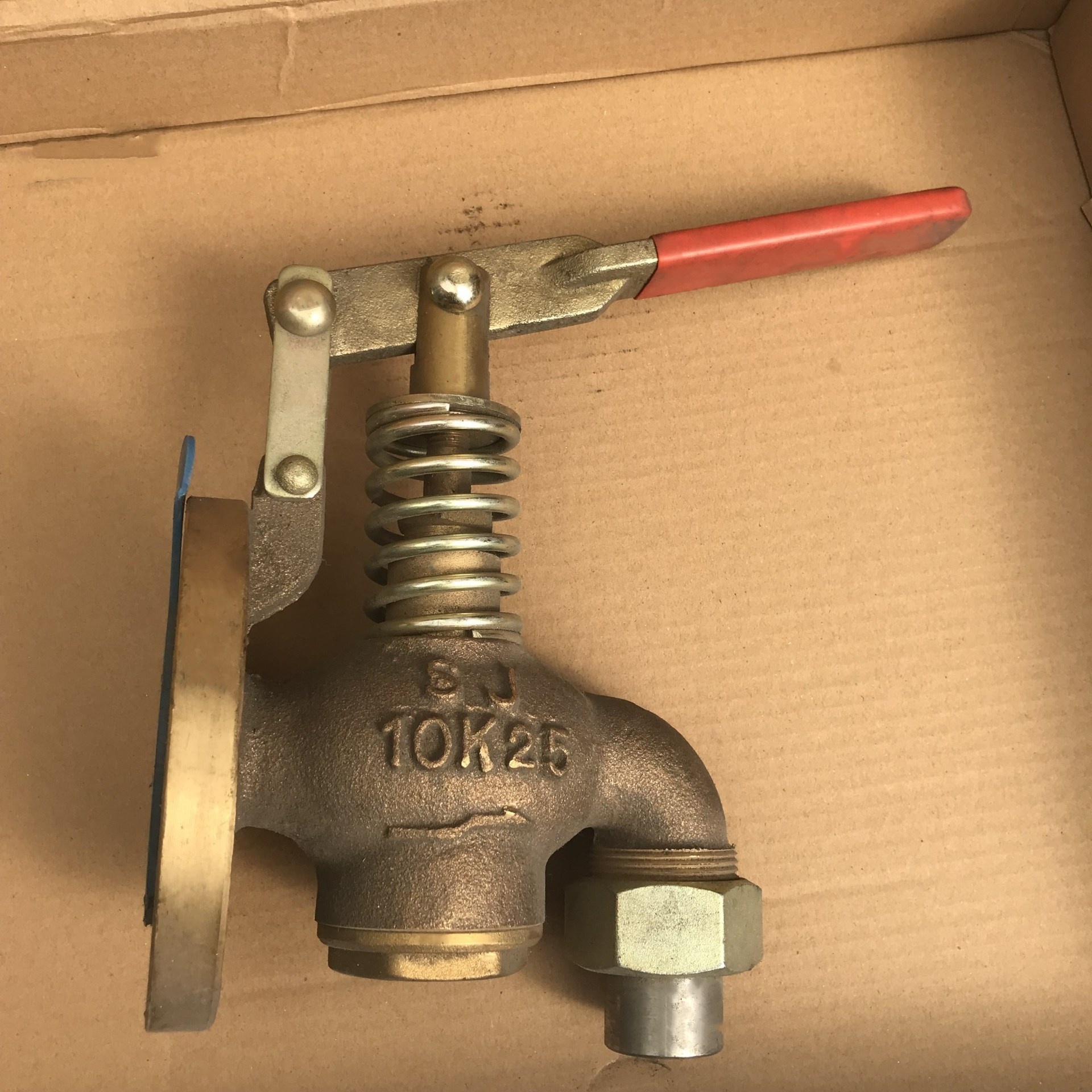 JIS F7398 Self Closing Valve Standard Bronze Marine Daily Water Pressure Control Valve Normal Temperature Drain Valves General