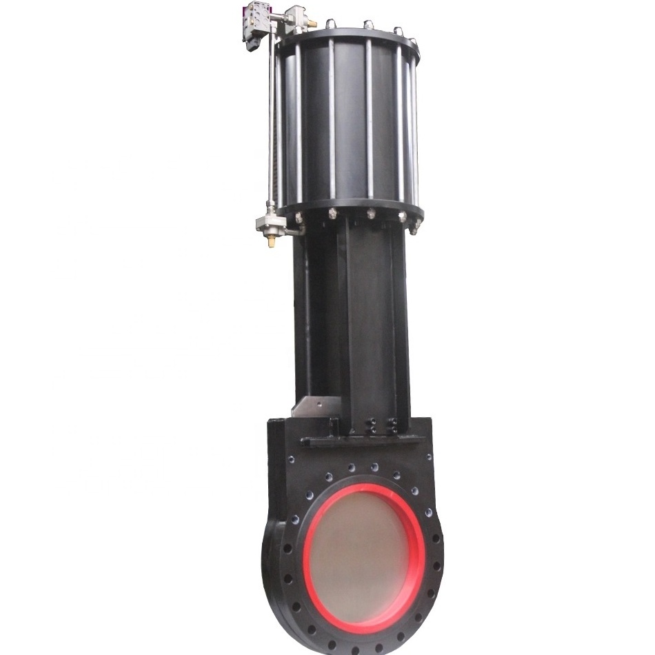 Stainless Steel /Cast Iron Bi-directional high pressure wafer style knife gate valve