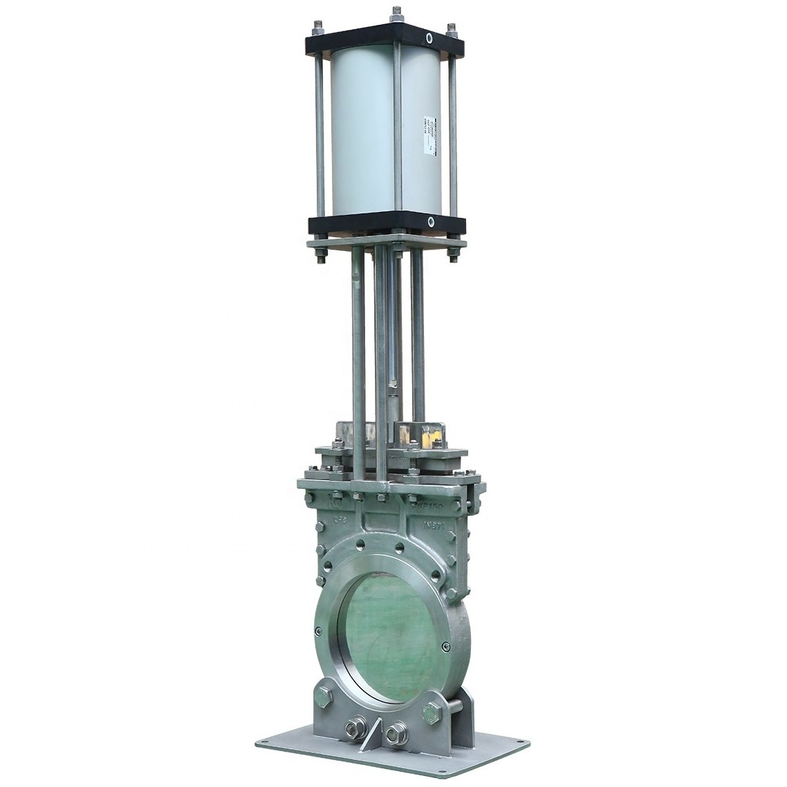 Stainless Steel /Cast Iron Bi-directional high pressure wafer style knife gate valve