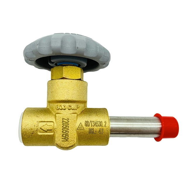 Brass Grey Handwheel Short Stem Cryogenic Globe Valve