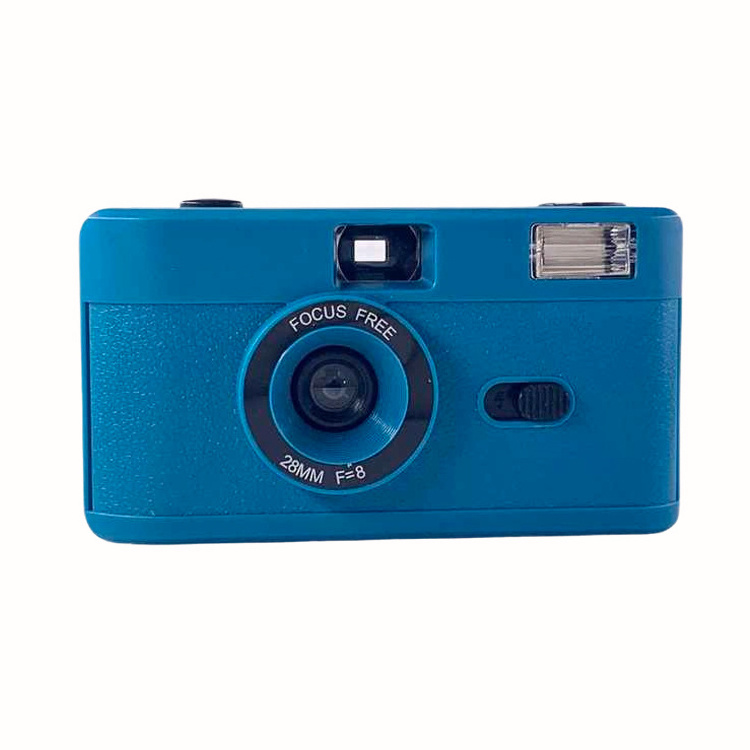 Wholesale 35mm Color Film Camera Reusable Flash Retro Point And Shoot Manual Film Roll Camera