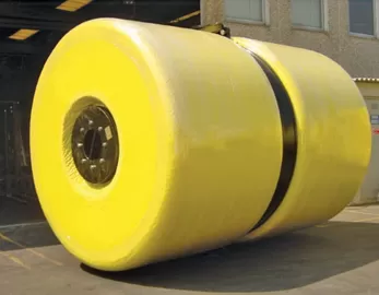 High buoyance polyethylene floating barrier Marine cylinder dredge pipeline floater