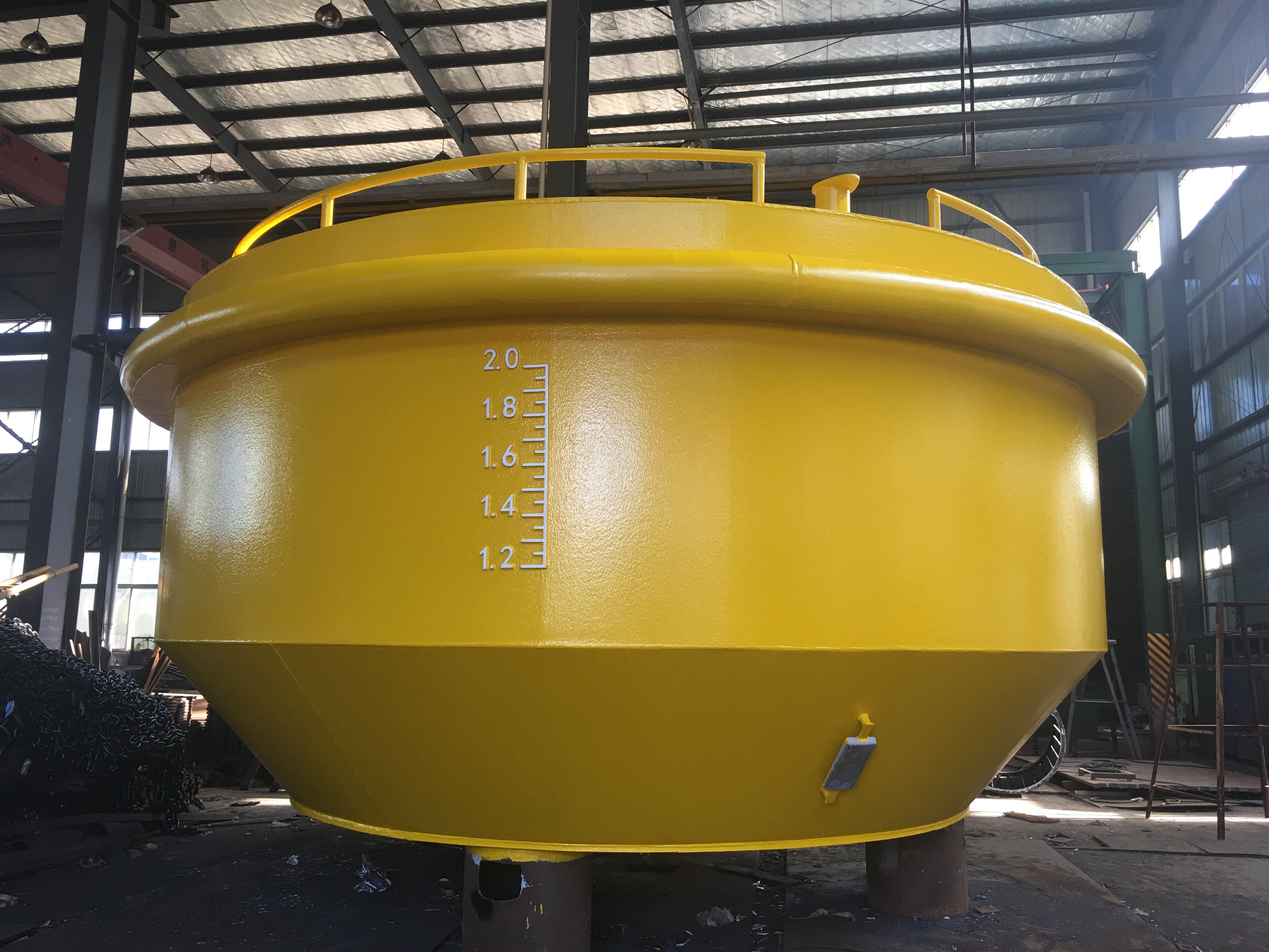 Cylindrical Buoy Marine Deep Water Offshore Steel Mooring Buoy