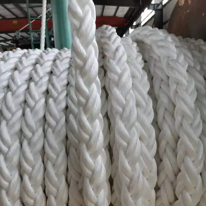 High-Quality Manufacturers 12 Strands UHMWPE Rope for Mooring and Ships Marine Ropes