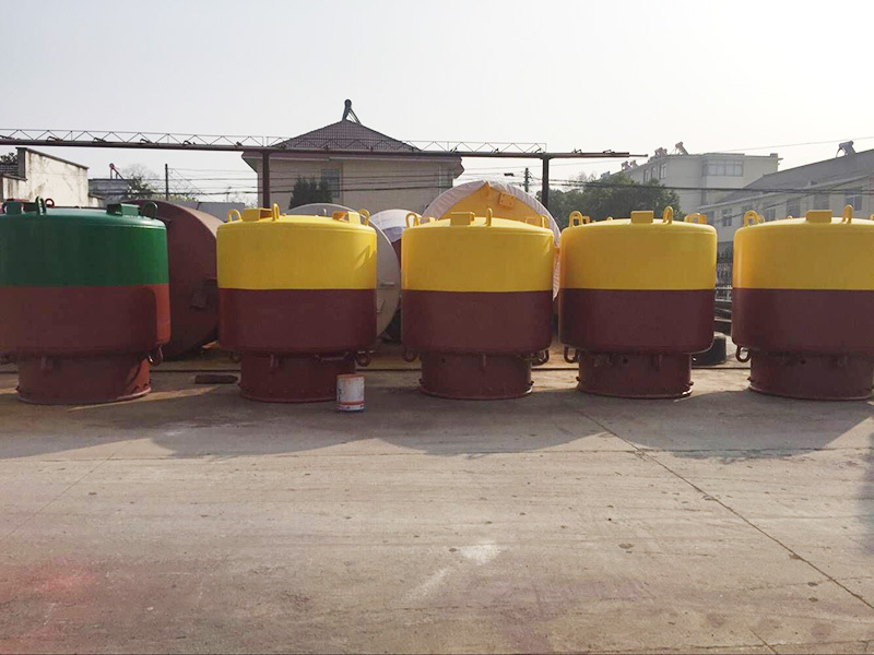 Cylindrical Buoy Marine Deep Water Offshore Steel Mooring Buoy