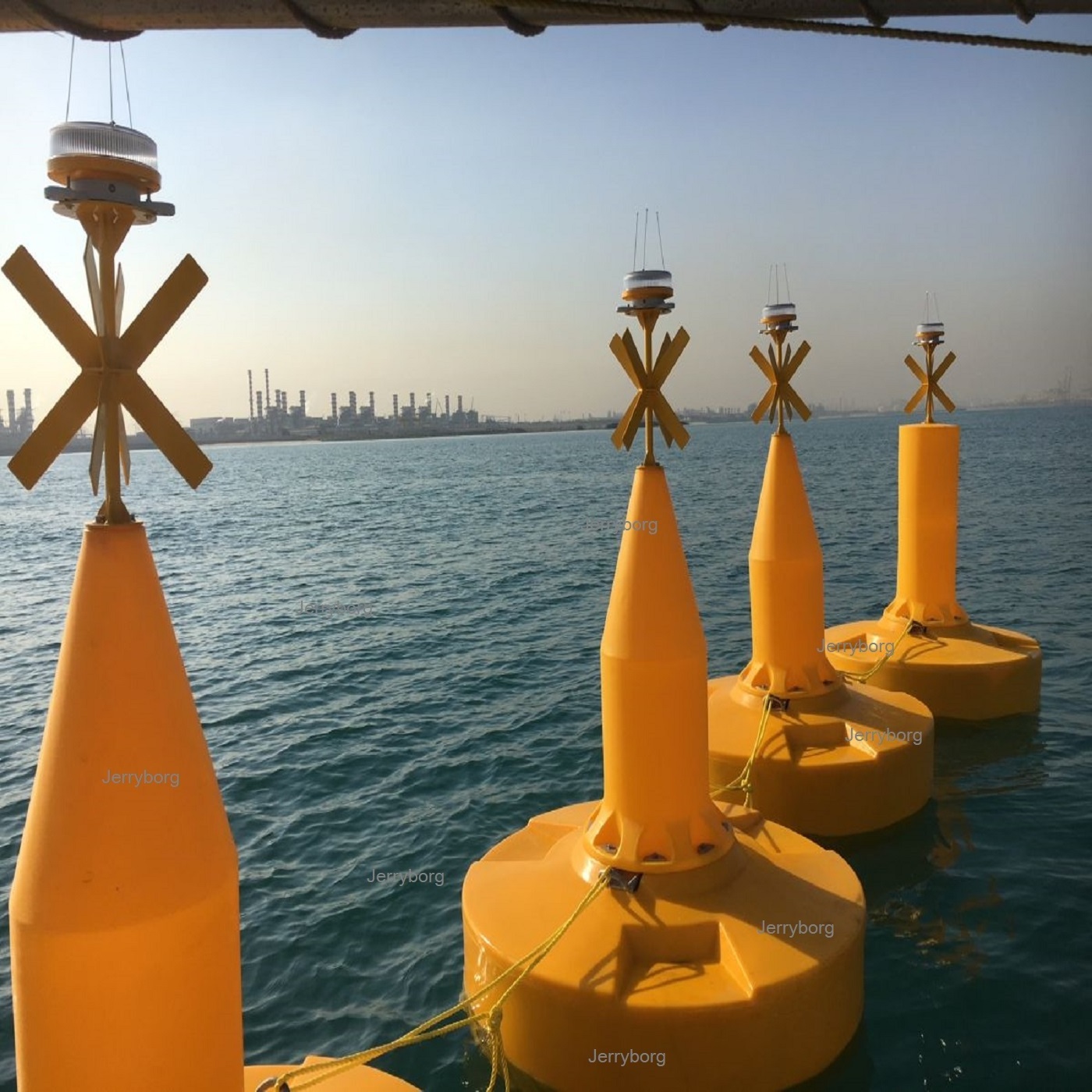 Marine LLDPE Steel Frame Navigation Buoy for Marine Ships and Boats Custom Highly Visible Ocean Buoy