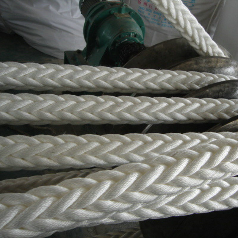 High-Quality Manufacturers 12 Strands UHMWPE Rope for Mooring and Ships Marine Ropes