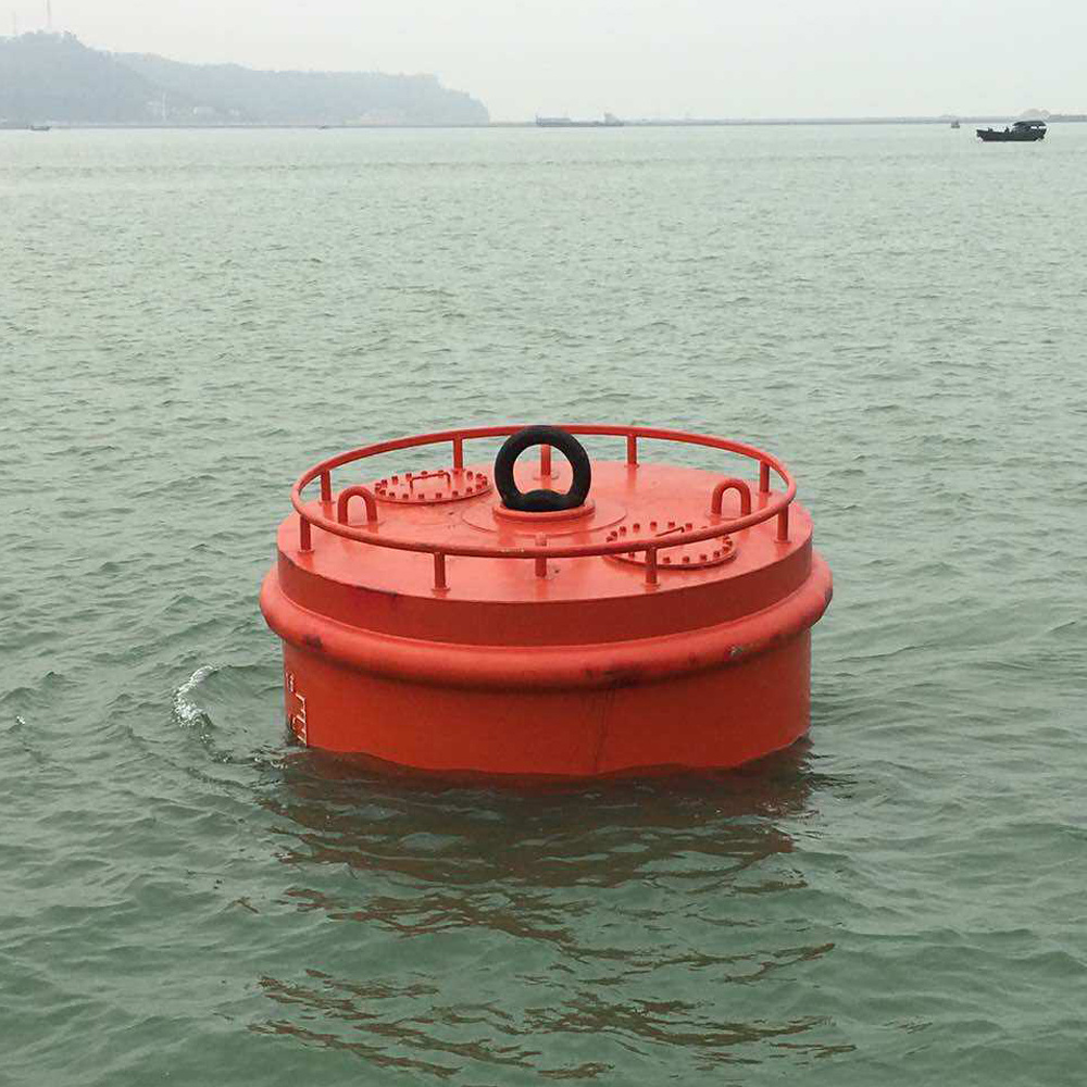 Cylindrical Buoy Marine Deep Water Offshore Steel Mooring Buoy