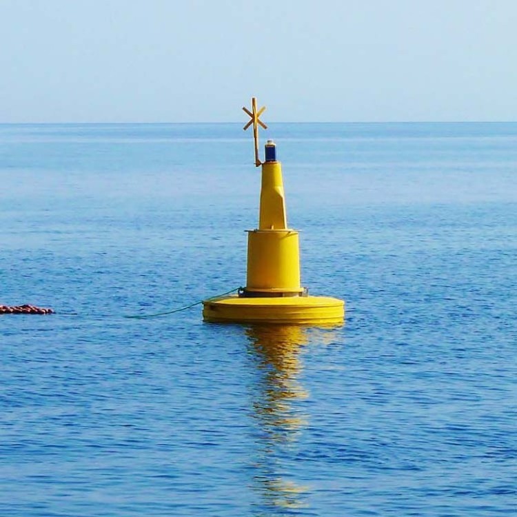 Marine LLDPE Steel Frame Navigation Buoy for Marine Ships and Boats Custom Highly Visible Ocean Buoy