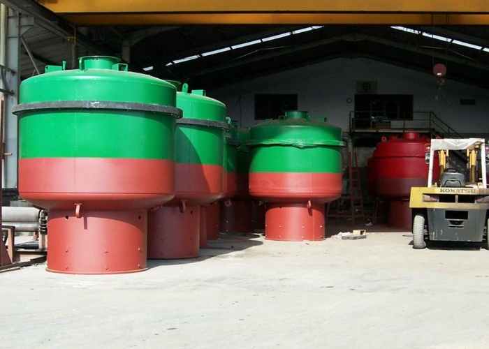 Cylindrical Buoy Marine Deep Water Offshore Steel Mooring Buoy