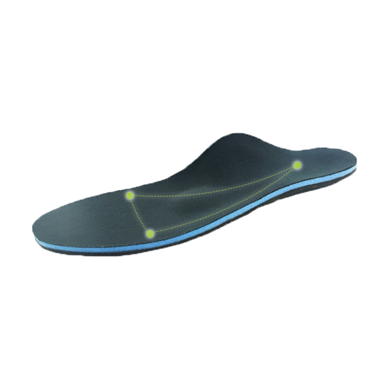 Unisex Sport Breathable Health Arch Support Orthotics Comfortable PU Foam Poron Pain Relief Insole