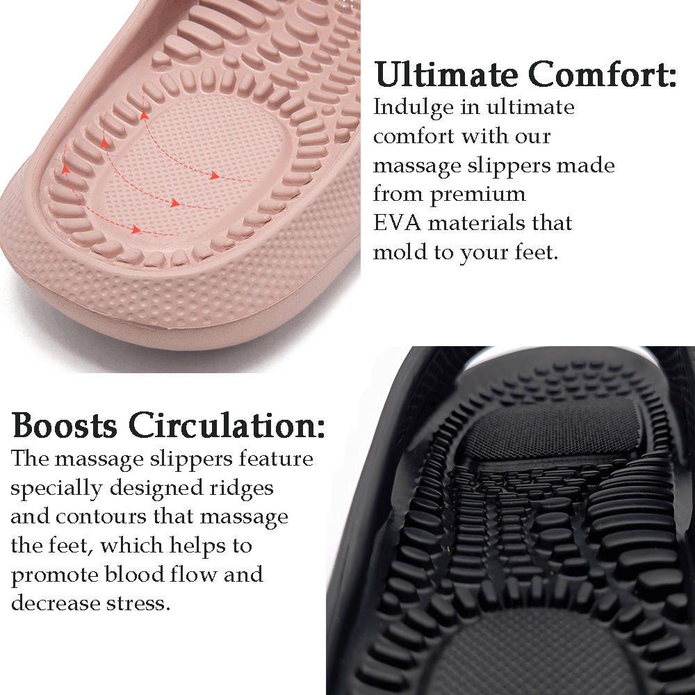 CUSTOM Acupressure Slippers Revitalize Your Feet with Acupressure Foot EVA Massage Slippers - Feel the Bliss