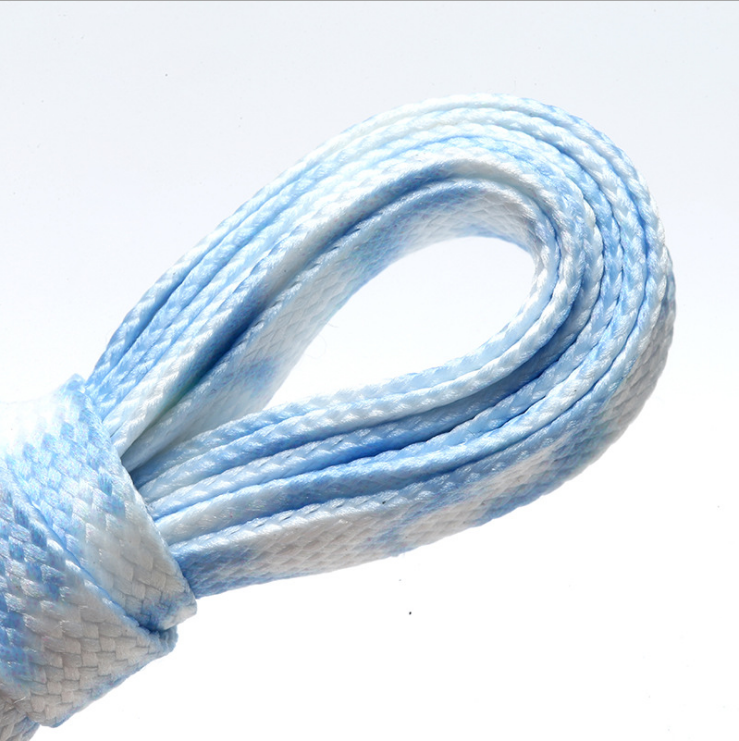 New Product 2022 AJ2 Flat Shoelaces Tie Dyed High-Quality Shoelaces 28Colors Ins Shoelaces