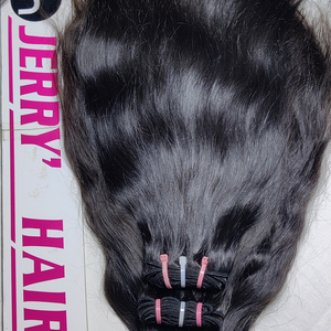 Raw virgin Human Weft Hair Bundles no tangle no shedding wavy bundle Indian human hair Raw hair