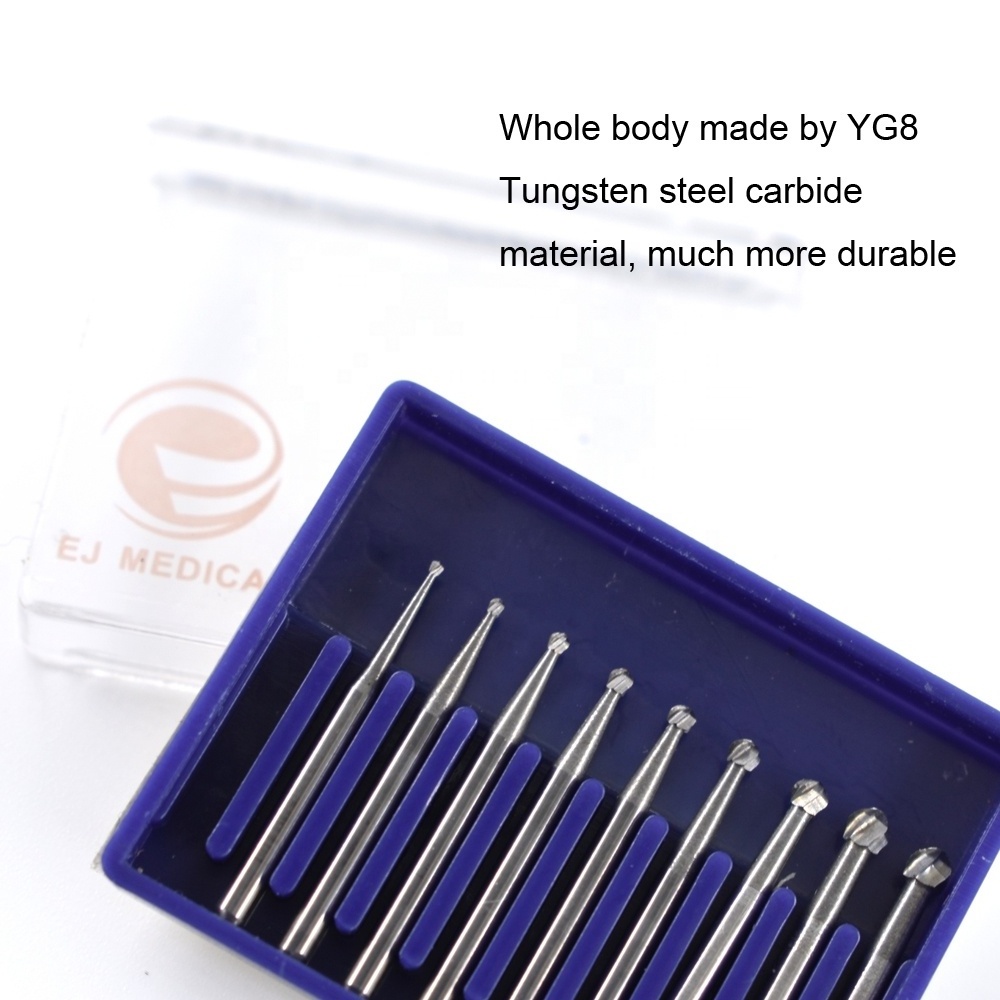 high speed tungsten carbide surgical burs