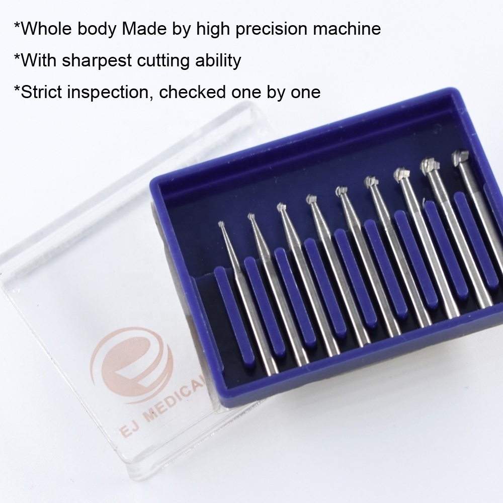 high speed tungsten carbide surgical burs