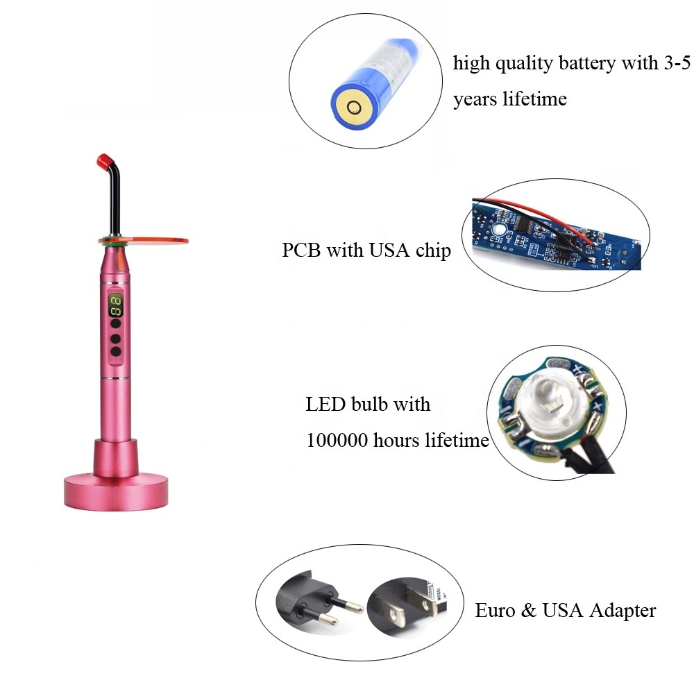 wireless Dental LED curing light