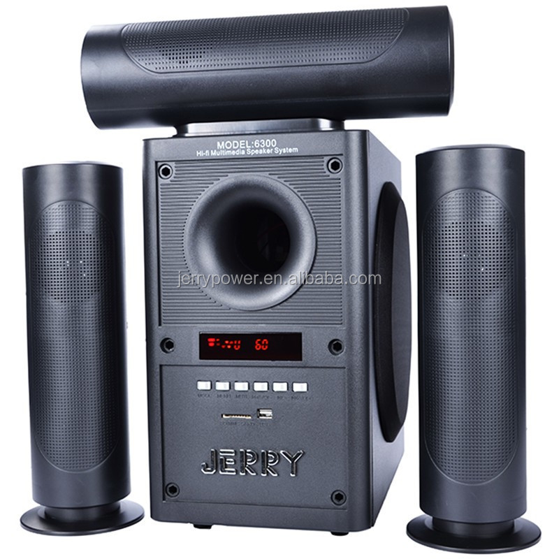 AC 220V and DC 12V power USB SD FM 3.1 JERRY speaker for computer 3.1 surround system / multimedia JERRY speakers 3.1