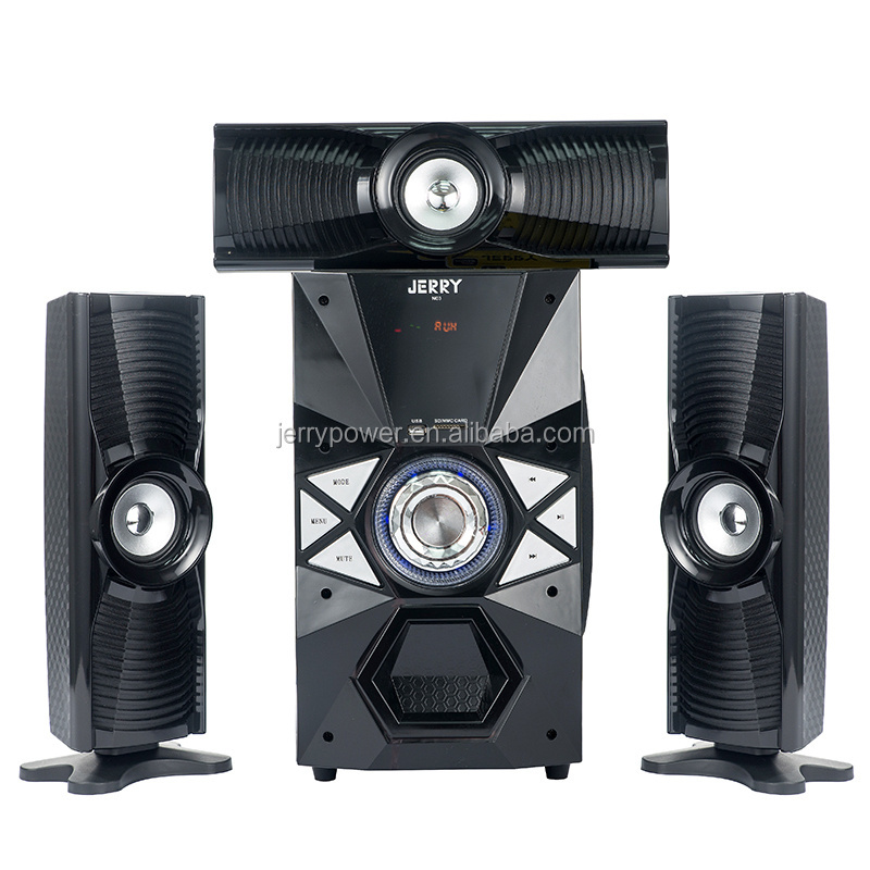 China factory wholesalers Jerrypower JR-N03 3.1 channels surround home theater system speaker with USB FM SD card