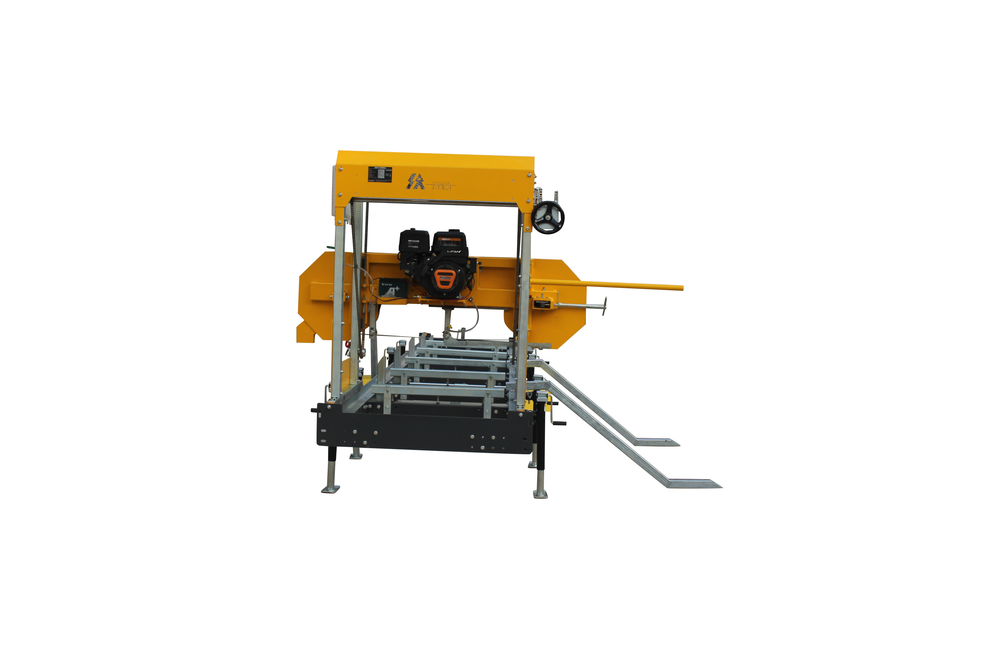 Jerry 2024 Sawmill Portable Bandsaw Mill Portable Saw Mills Sawmill Horizontal Band Saw Machine Cutting Tree Trunk Sawmill