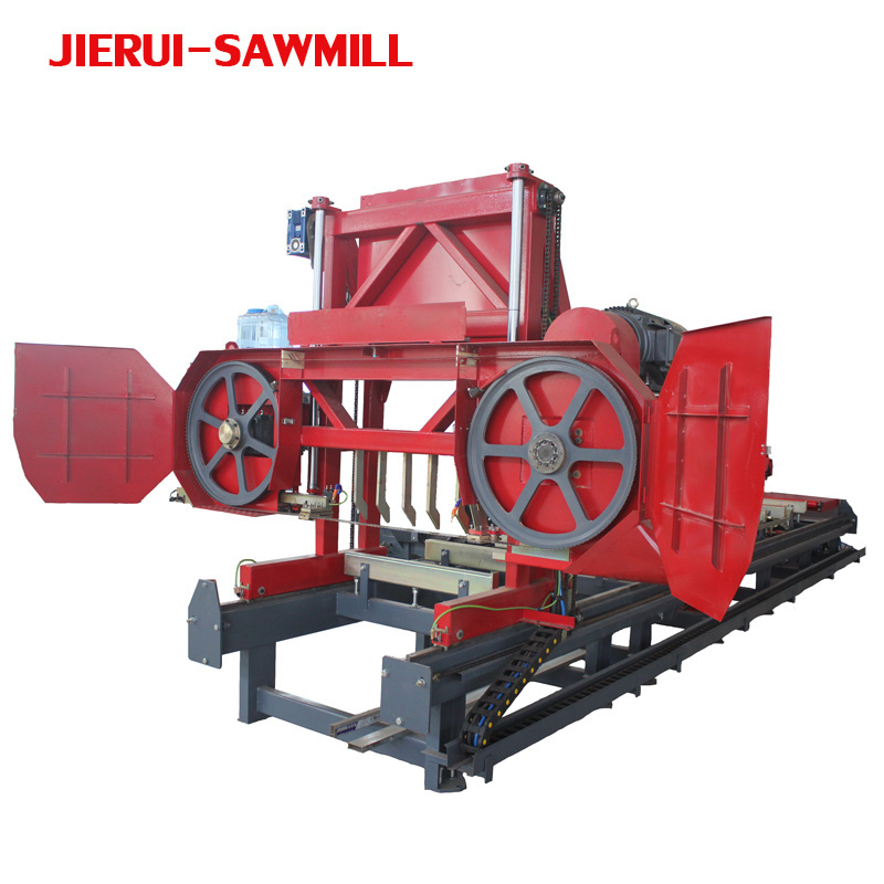 Jierui bandsaw Wood Saw Machines sawmill portable bandsaw mill band sawing machine sawmill machine  for wood cutting