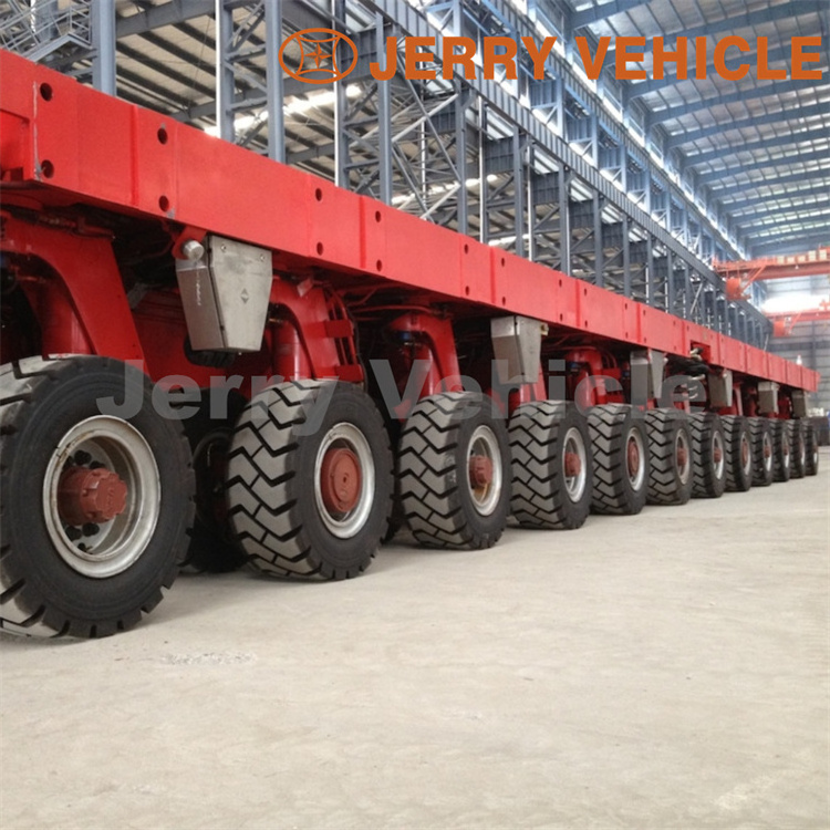 4/6/8/10/12 Multi Axles Heavy Duty Self Propelled Modular Transporter Hydraulic Trailer