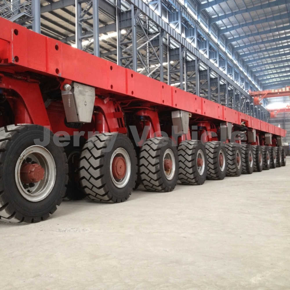 Heavy-Duty Hydraulic Multi-Axle Self Propelled Modular Trailer