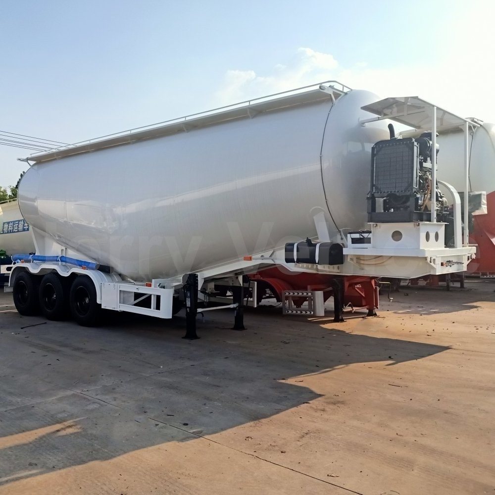 3 axles Tanker Bulk Cement Carrier Cement Bulker And Bulk Powder Tank Semi Trailers For Sale