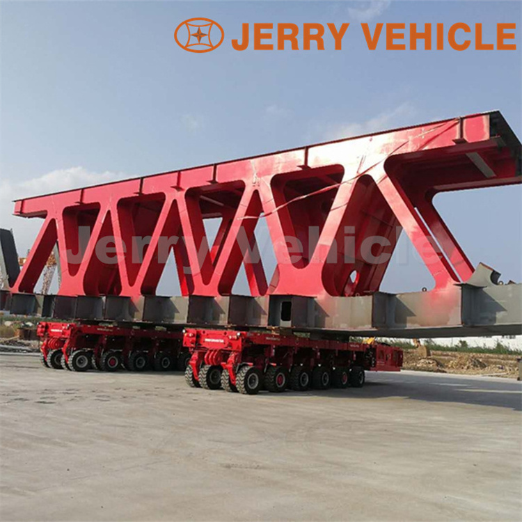 4/6/8/10/12 Multi Axles Heavy Duty Self Propelled Modular Transporter Hydraulic Trailer