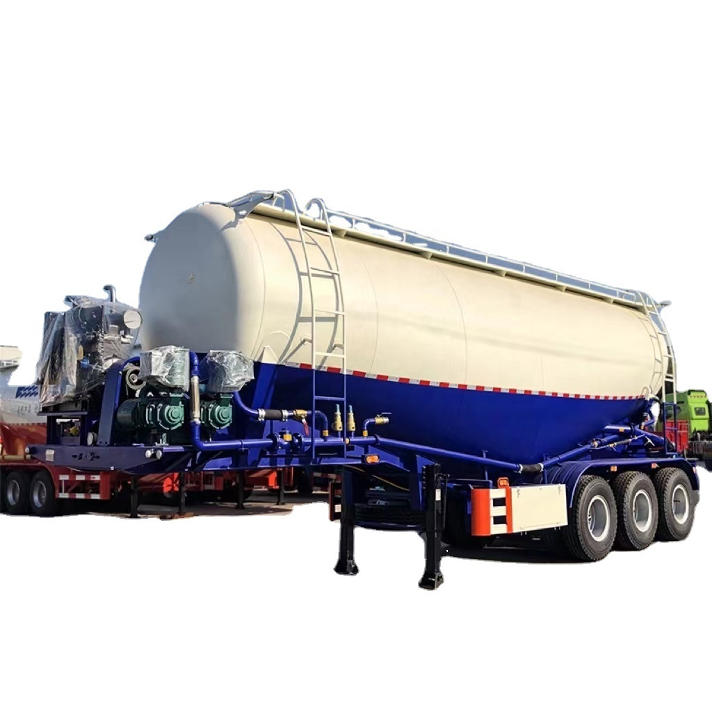 3 axles Tanker Bulk Cement Carrier Cement Bulker And Bulk Powder Tank Semi Trailers For Sale