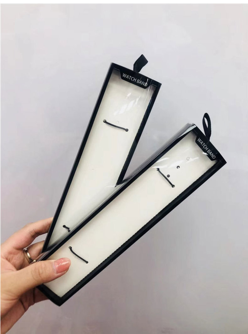 Simple Watch Strap Box Case for Apple Watch Band 6 5 4 3 Box Paper Pack 38/40/42/44MM for iWatch series Band 20MM 22MM