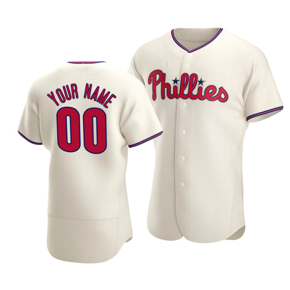 Custom Philadelphia Mens Women Phillie Baseball Jersey 10 JT Realmuto Bryce 3 Harper 10 Darren Daulton 17 Rhys Hoskins