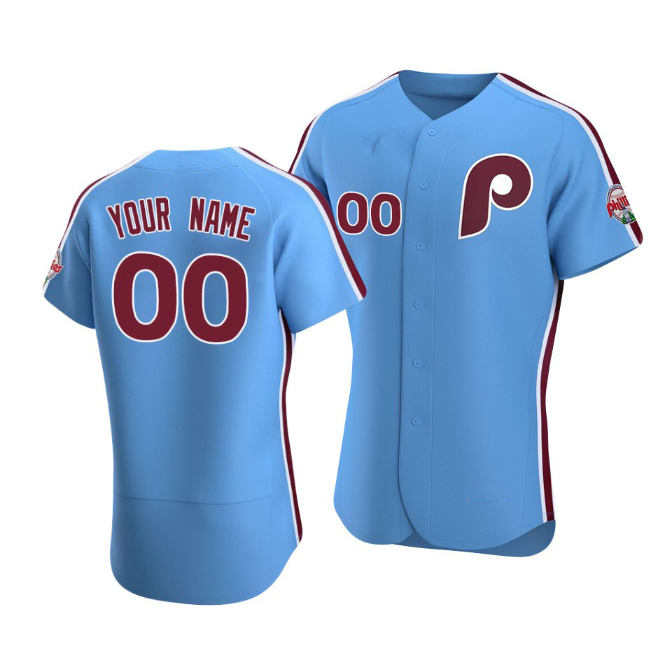 Custom Philadelphia Mens Women Phillie Baseball Jersey 10 JT Realmuto Bryce 3 Harper 10 Darren Daulton 17 Rhys Hoskins