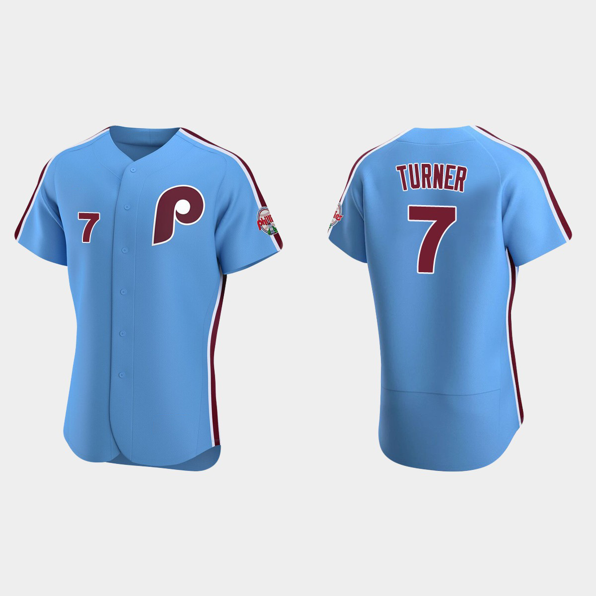 Men's  Philadelphia Baseball uniform 20 Mike Schmidt 7 Trea Turner 3 Bryce Harper Phillie Custom Embroidered baseball Jersey