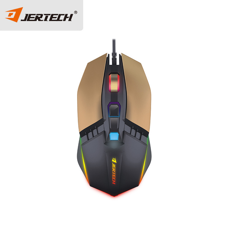 Jertech JR800 Gamer 6 Buttons Gaming Mouse Electronic Sports Professional E-Sport Mouse macro programming Mechanical Mouse