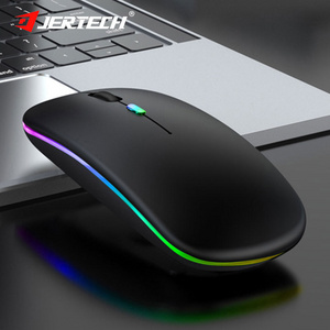 Best Manufacturer Cordless Slim Portable Optical RGB Gaming BT 2.4G Dual Mode USB PC Laptop Computer Rechargeable Wireless Mouse