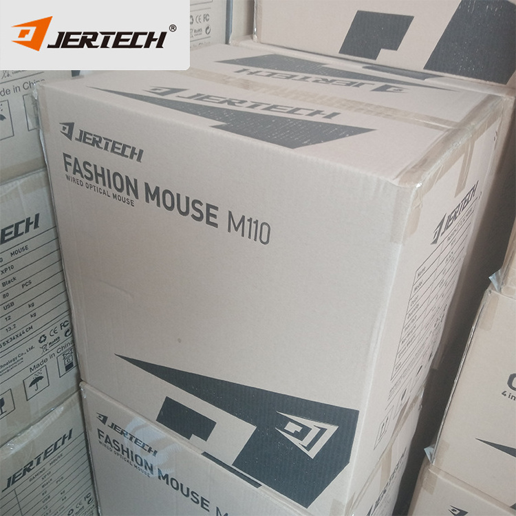 Jertech M110 3D Button Mice PC 1600 DPI Optical Mouse Wired 1 Dollar Office USB Mouse for Computer