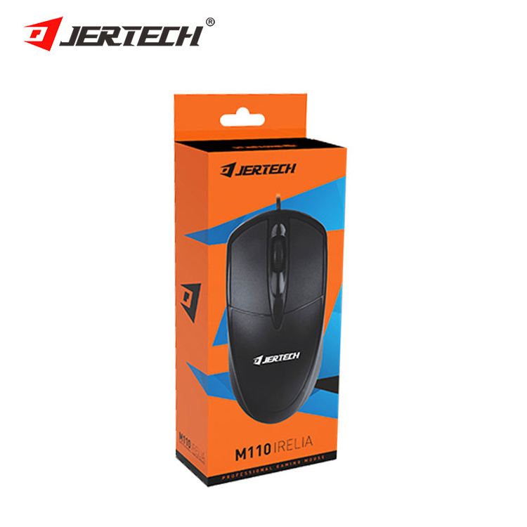 Jertech M110 3D Button Mice PC 1600 DPI Optical Mouse Wired 1 Dollar Office USB Mouse for Computer