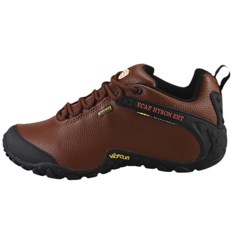 Hiking shoes men  genuine leather  Boots Outdoor Sneakers Athletic Trekking Breathable Climbing wholesale Shoes