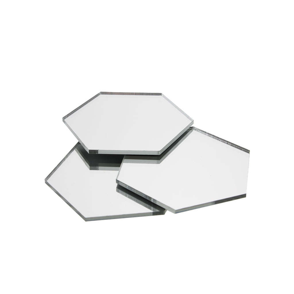 Acrylic Mirror Hexagon on Wall Decor 10