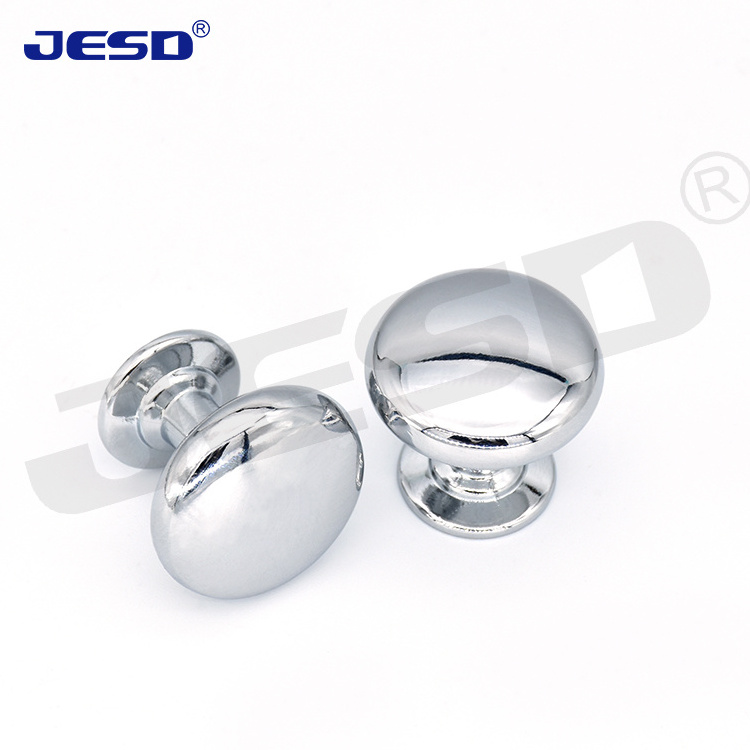 New Design Silver Gold Color Round Drawer Handles Mushroom Kitchen Cabinet Handle Furniture Knobs